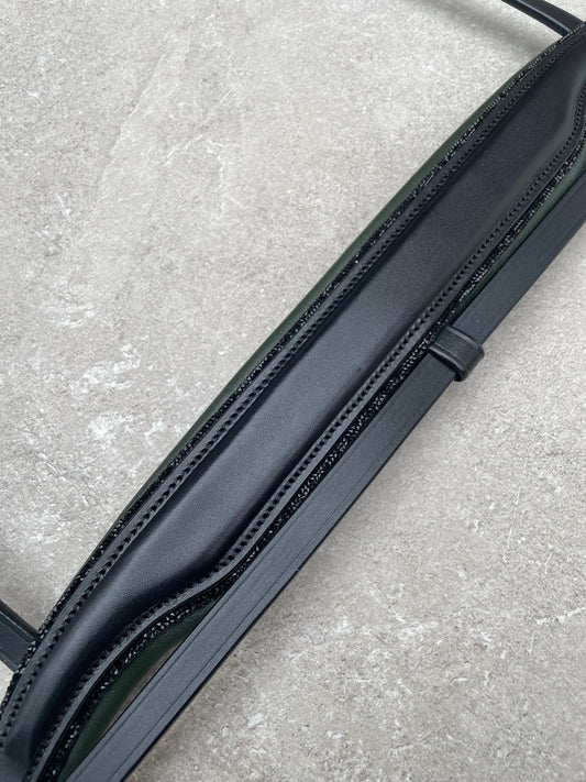 Neusriem Mat - Army Green onderlegd - Rocktrim Zwart