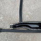 Neusriem Lak leer - Grijs onderlegd - Rocktrim Zilver